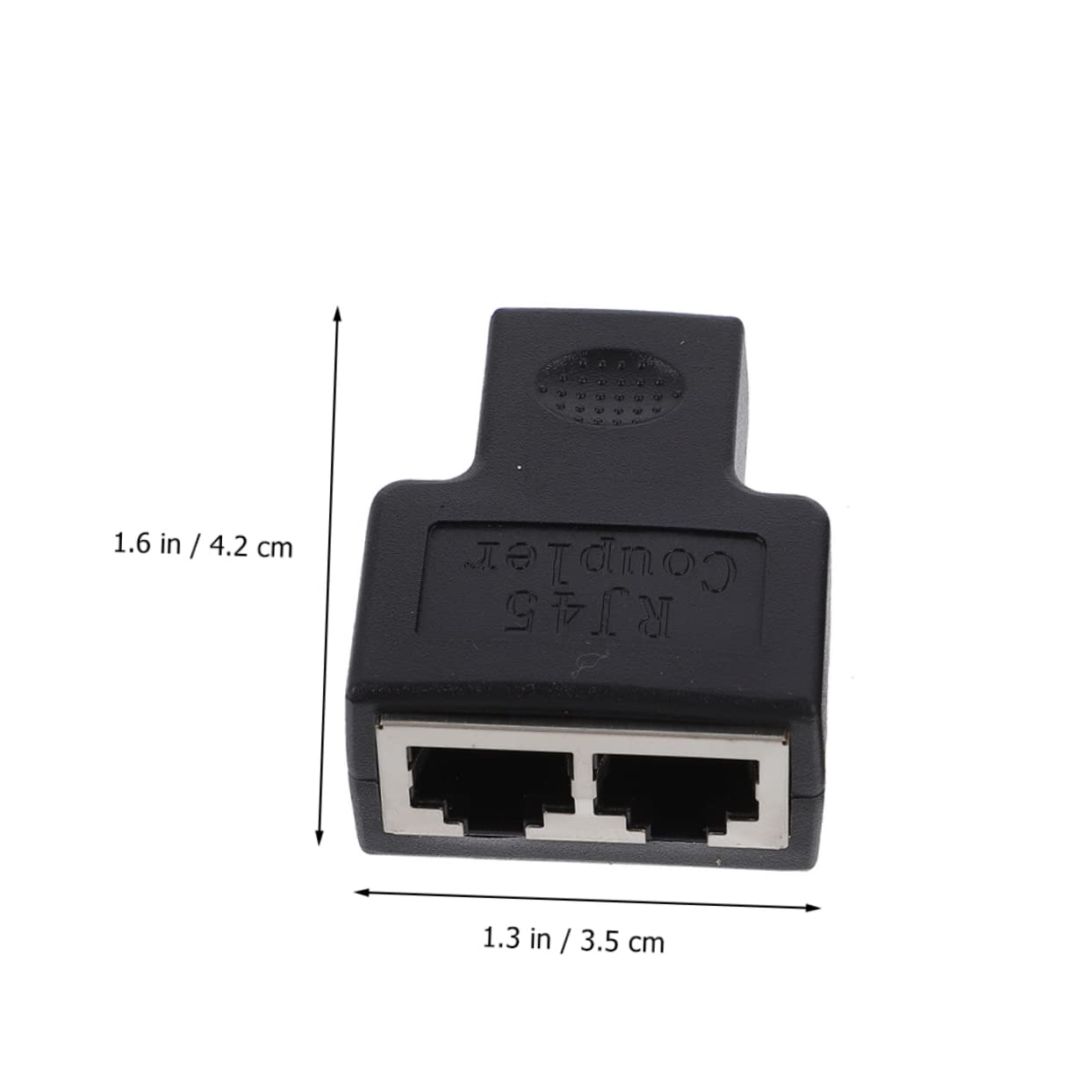 Gadpiparty 1 to 2 Port Ethernet Splitter Ethernet Cable Coupler High Adapter Dual Port Connector