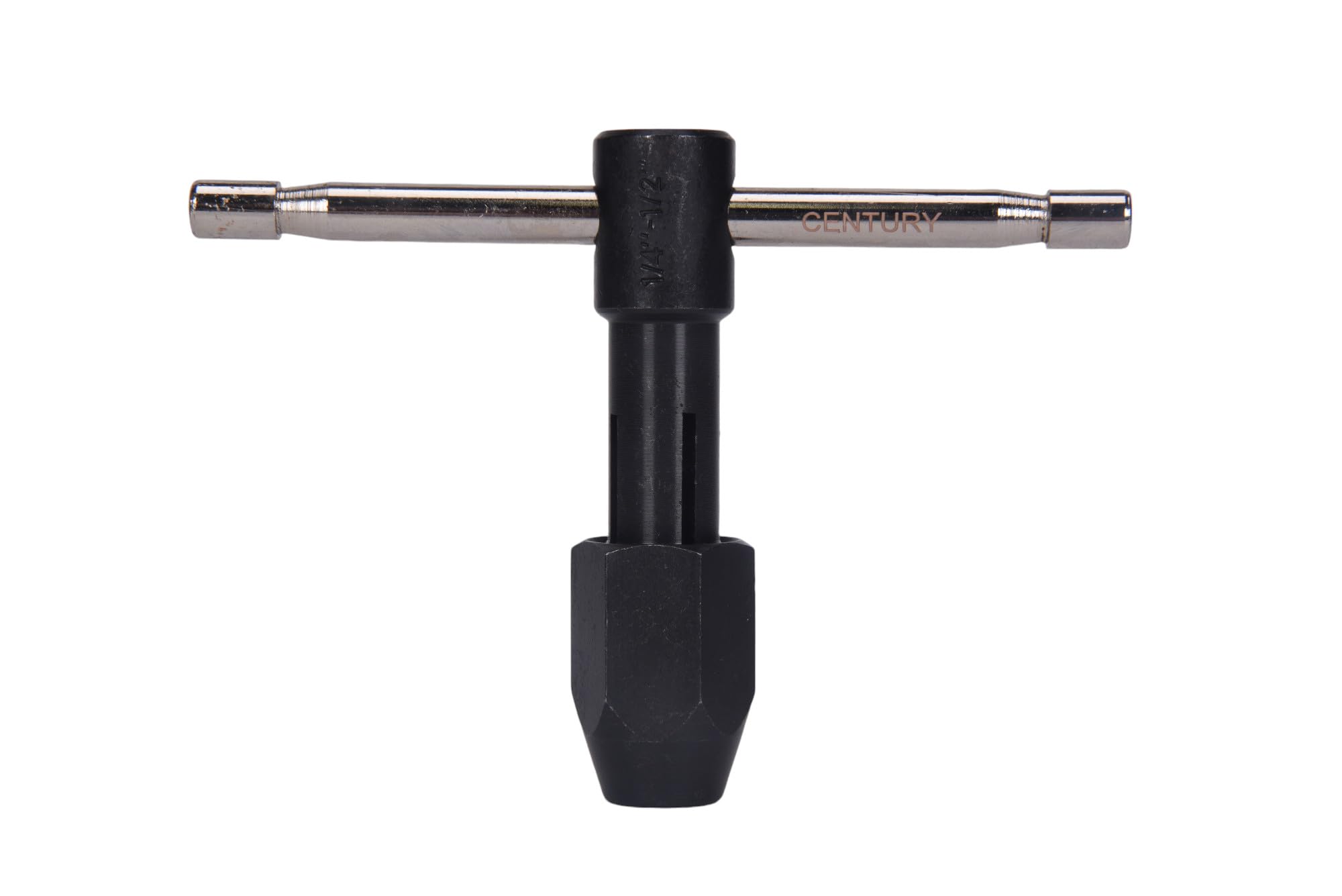 Photo 1 of Century Drill & Tool 98502 T-Handle Tap Wrench, 1/4"-1/2", 7.0-12.0mm