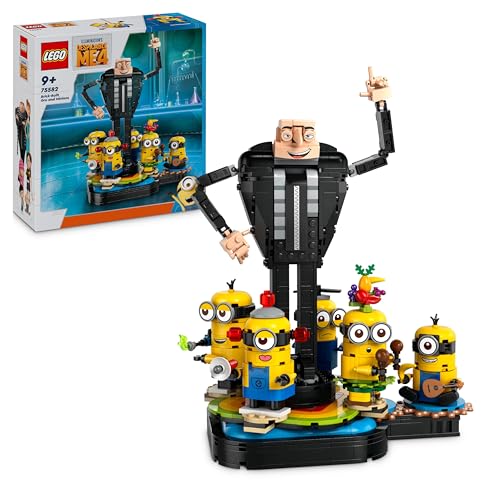 LEGO GRU 4: Mi Villano Favorito Modelo de GRU y los Minions, Juguete de Construcción con Personajes de la Película y Ukelele, Regalo Divertido de Cumpleaños para Niños y Niñas de 9 Años o Más 75582 LEGO GRU 4: Mi Villano Favorito Modelo de GRU y los Minions, Juguete de Construcción con Personajes de la Película y Ukelele, Regalo Divertido de Cumpleaños para Niños y Niñas de 9 Años o Más 75582