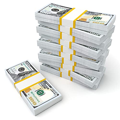 ATAMOW 500 Pcs of 100 Movie Prop Toys, Movie Prop Full Print 2 Sided, Looks Very Real for Party Decoration, Education, Movie Video Prop Toys