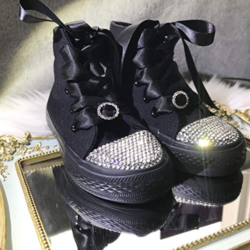 custom glitter sneakers