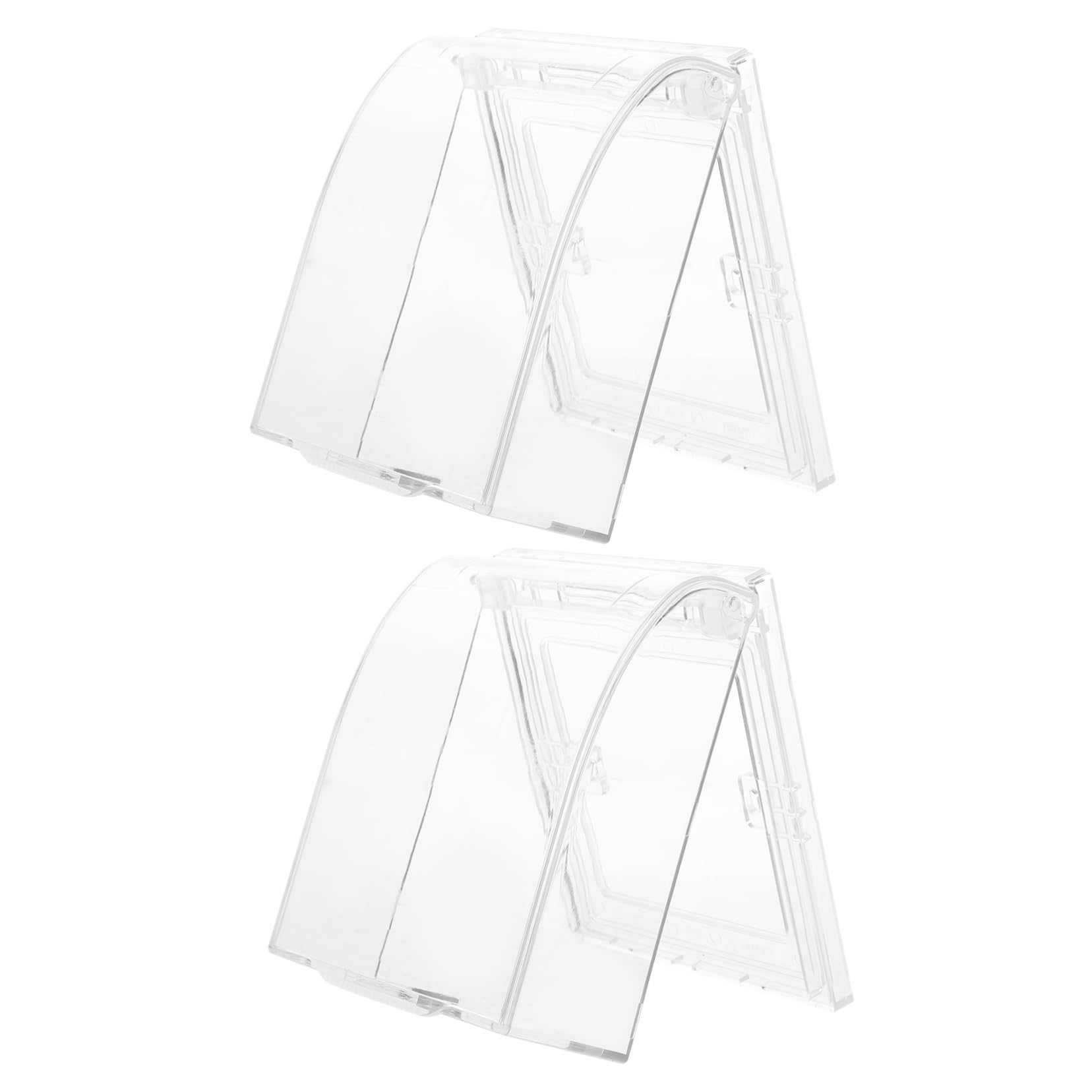 WOONEKY 10stücke Babyproof Steckdosenschutz Transparente Sicherheitsabdeckung Für Elektrische Steckdosen Kindersichere Wandsteckdosenabdeckung Installieren Schutz Vor Elektrischem Zugang