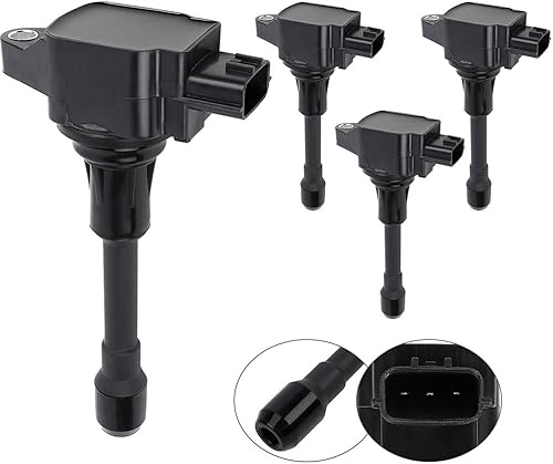 Miniatura 8 de SCITOO Paquete de bobinas de encendido para Suzuki Equator 2.5L 2009-2012 para Nissan Frontier 2.5L 2005-2019 UF509 22448EA000 juego de 4