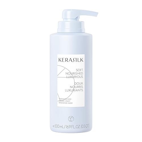 Kerasilk Smoothing Mask for Frizzy Hair, Vegan Formula, 500ml - 500 ml (Pack of 1)