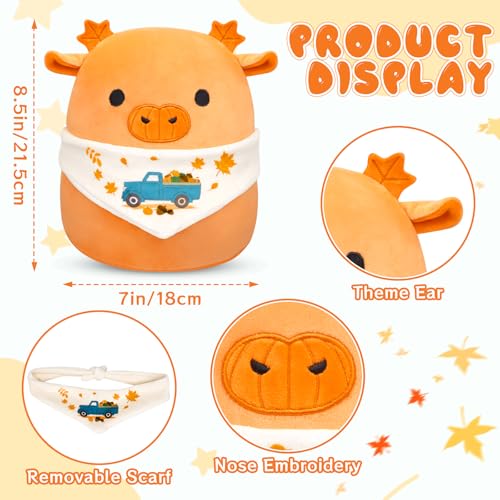 Cow-Stuffed-Animal-8in-Cow-Plush-Pillow-Christmas-Stuffed-Animal-Toy-Cute-Cow-Plushies-Home-Decor-Birthday-for-Kids-Girls-Boys Cow Stuffed Animal 8in Cow Plush Pillow Christmas Stuffed Animal Toy Cute Cow Plushies Home Decor Birthday for Kids Girls Boys
