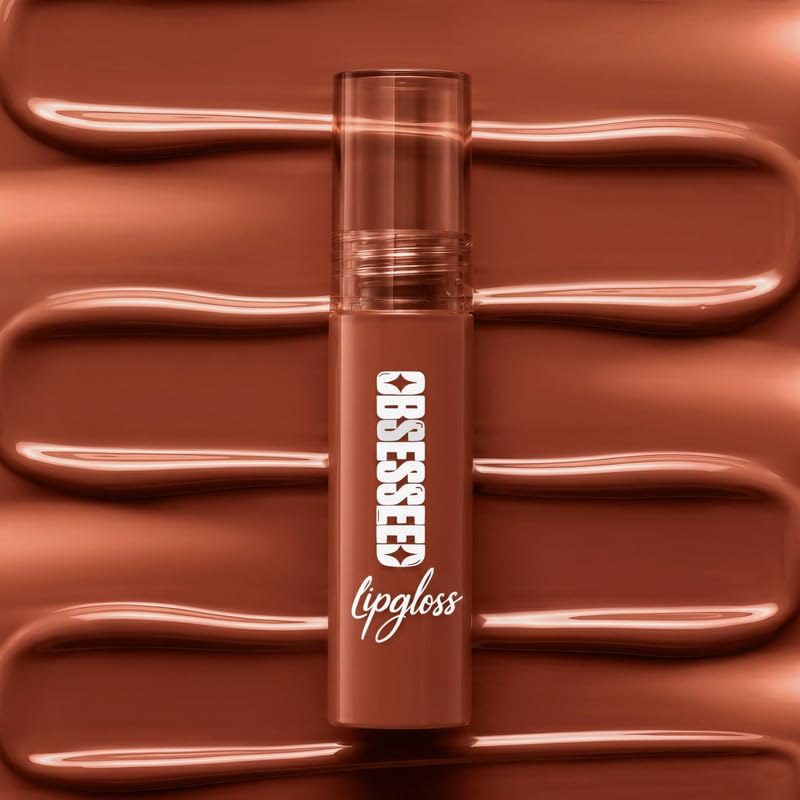 Image of MARS OBSESSEED Lip Gloss (3.5 ml) (04-GIRLHOOD) | Highly Pigmented | Non-Transfer | High-Shine Formula | Hydrating, Enriched with Vitamin E | Non-Sticky & Lightweight (Pack of 2)