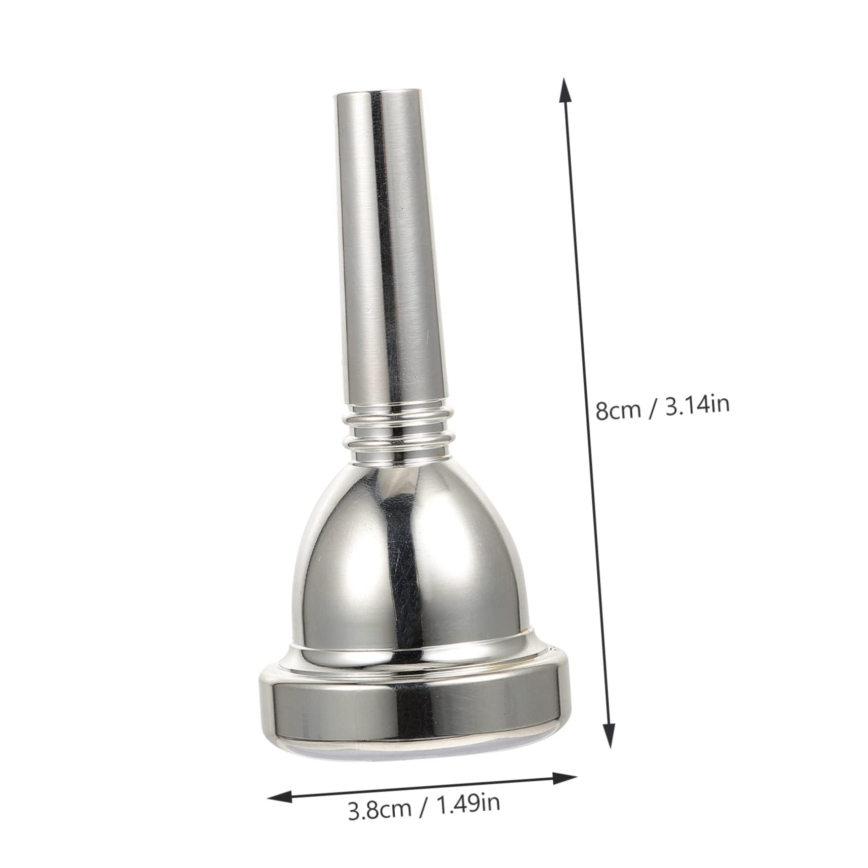 ULDIGI Trombone Mouth Piece Replacement for Trombone Material Beautiful Appearance for Concerts Parties and Family Gatherings