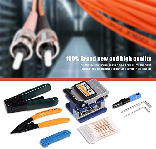 FTTH Splicing Splice Cold Connection Fiber Optic Stripping Tool Kit Set With Fiber Cleaver FC-6S and Fiber Optic Stripper CFS-3
