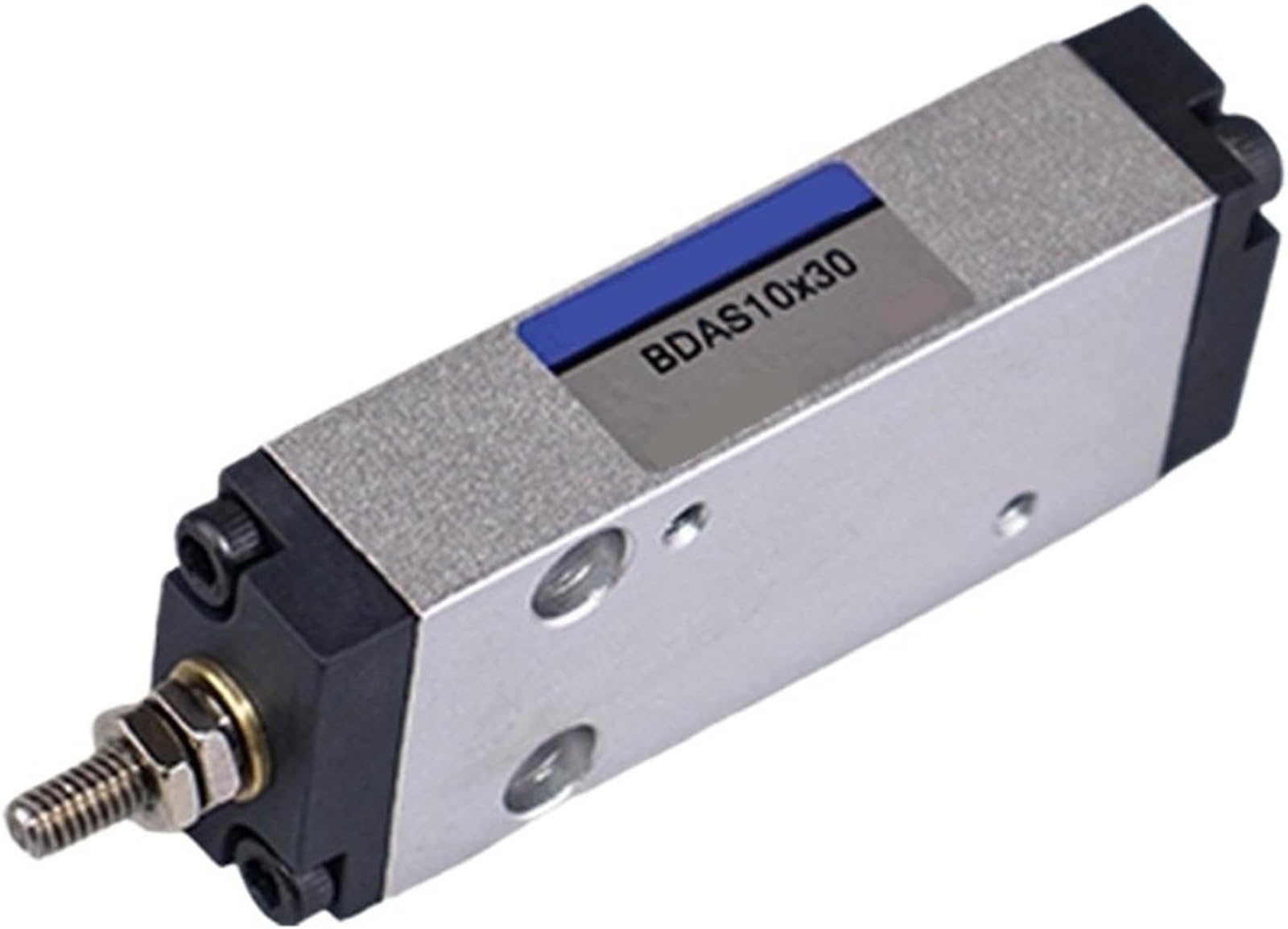 Ahyln One Color Compact Pneumatic Cylinder Bdas10x30-10Mm Bore, 30Mm Stroke, Multi Mount Industrial Air For Automation And Manufacturing .0613