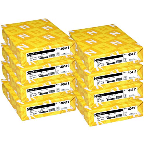 Wausau Paper Index Card Stock, 94 Brightness, 110 lb, Letter, White, 250 Sheets per Pack (40411) / 8 Pack (Sold as 8 Reams)