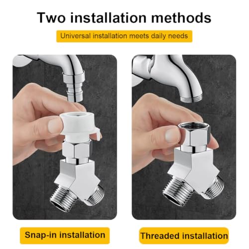 Image of Serplex Washing Machine Faucet Splitter Y Shape Water Divider