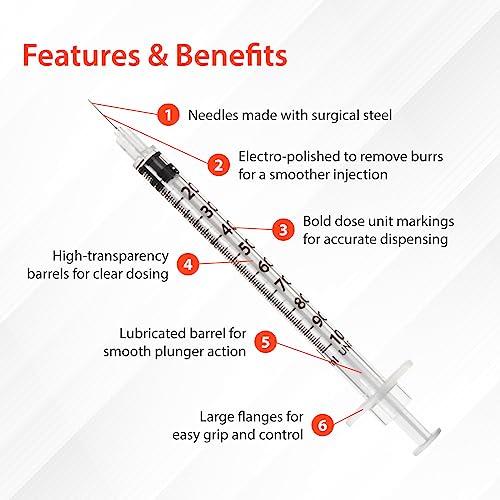 easy touch u-100 insulin syringe with needle 31g 1cc 516-inch 8mm box of 100