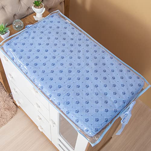 Trocador Plastificado Para Cômoda - Coroa Azul