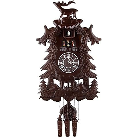 Kendal Vivid Large Deer Handcrafted Wood Cuckoo Clock Cover
