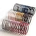 50 Pack Hair Ties Hair Bands For Women Elastic Bands Good for Thick Hair High Stretch Ponytail Holders Hair Rubber Bands Hair Rope for Girls and Womens Hair Accessories(10 Solid Colors)