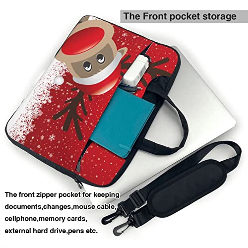 Sac pour ordinateur portable porte-documents élan Noël travail - 4
