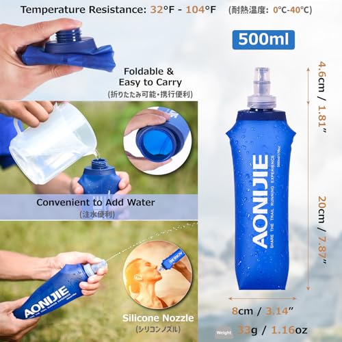 Image of Azarxis Hydration Running Vest Backpack Pack 5L 5.5L for Women and Men Jogging Trail Race Marathon Cycling Hiking