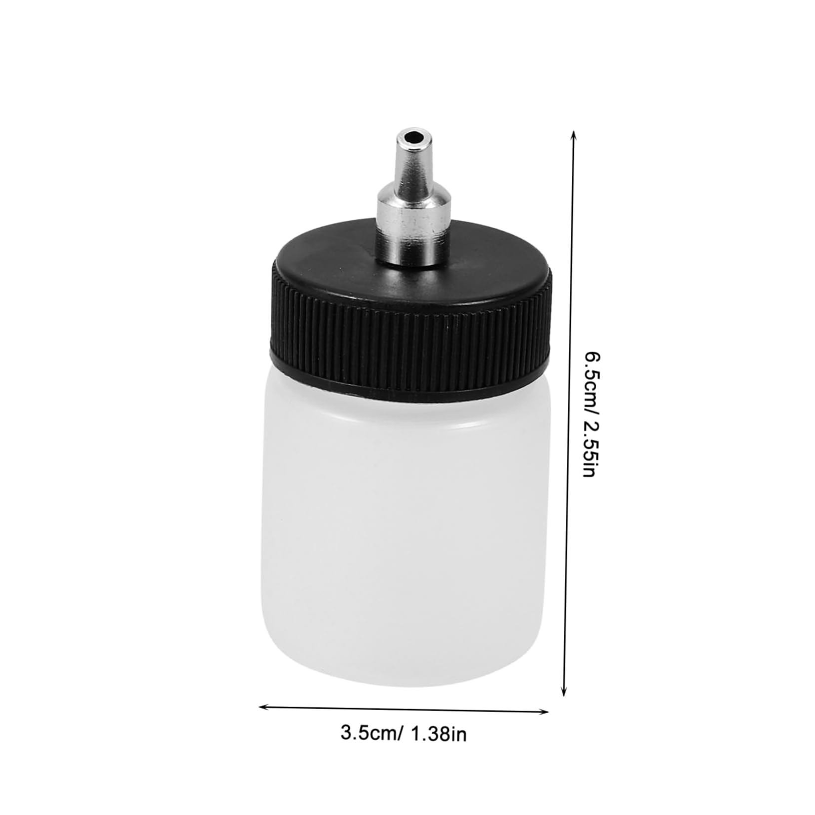 Gadpiparty 2Pcs Refillable Airbrush Cup Detachable Plastic Pigment Container for Efficient Spray Paint Projects Compatible with Various Airbrush