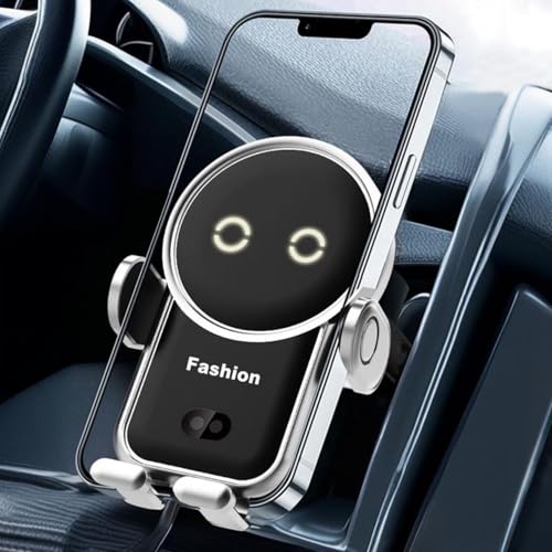 Cell Phone Holder Wireless car Charger,15W Auto Clamping Phone Holders for Your car fit for iPhone 16 15 14 13 12 Mini Pro Max 11 XR, Samsung Galaxy S24 Ultra S23 S22 S21+ Note 20 (Silver) - image 1