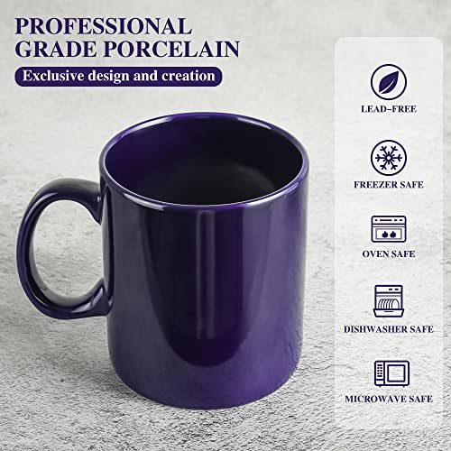 CAILIDE 29oz Extra Large Ceramic Coffee Mug with Handle for Office and Home (Cobalt Blue) - Image 4
