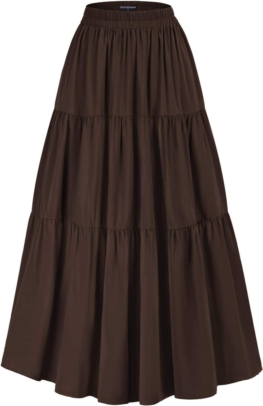 Plus size tiered maxi skirt Outlet