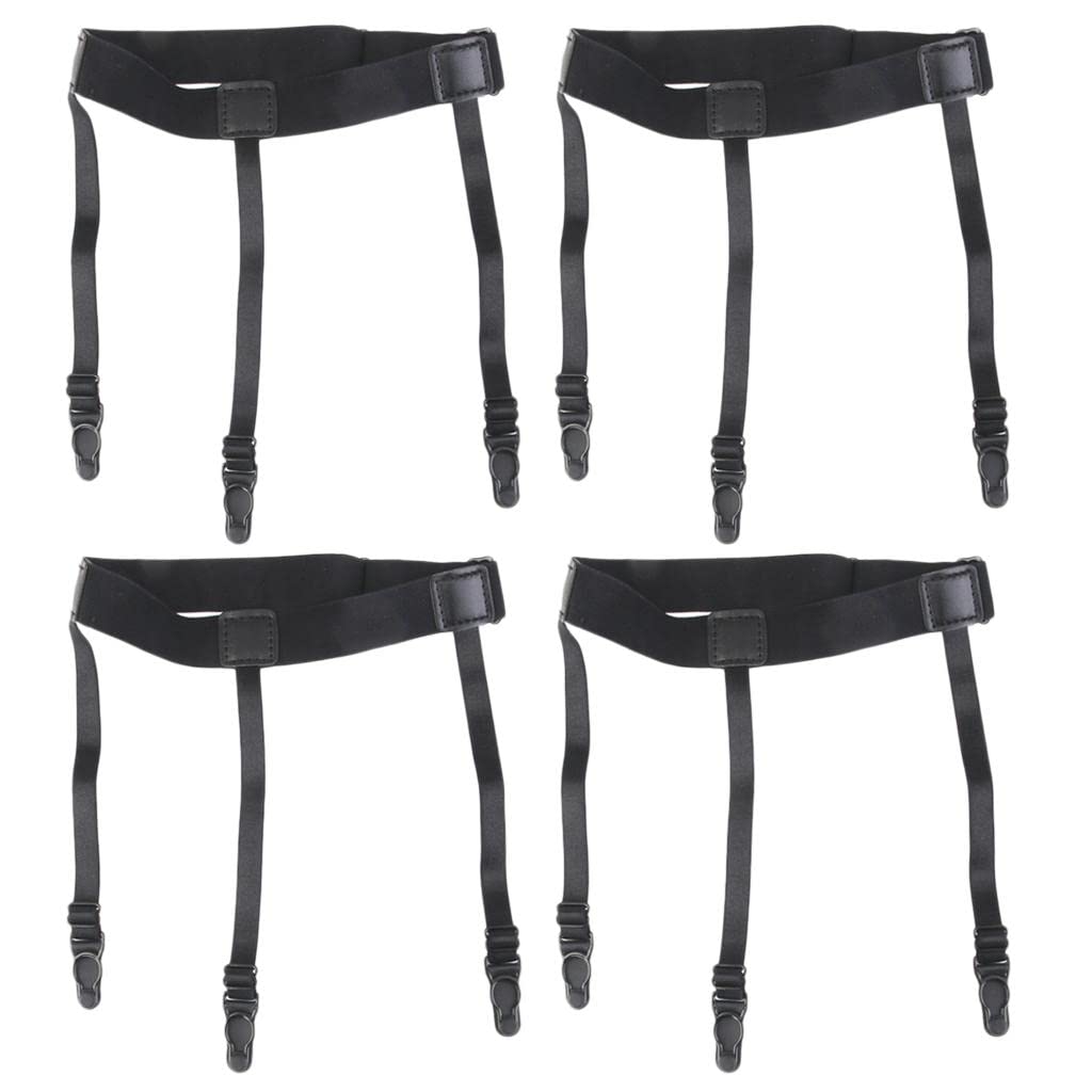 ™ 4X Shirt Stay Garters Stays Elastic Leg Belts | Key Chains Rings & Cases | Mens Accessories-image-46