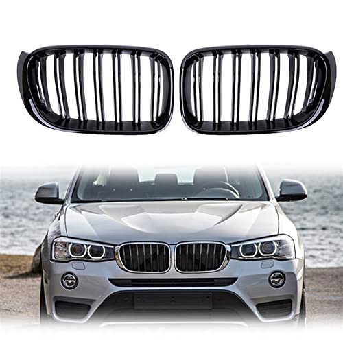Parrillas riñón con doble listón deportivo para BMW X3 F25 y X4 F26 2014-2018