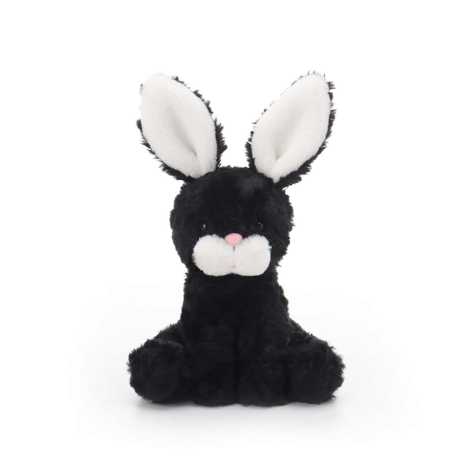 Apricot Lamb Black Brave Bunny Rabbit Soft Stuffed Animal Plush Toys 8" โ image 1