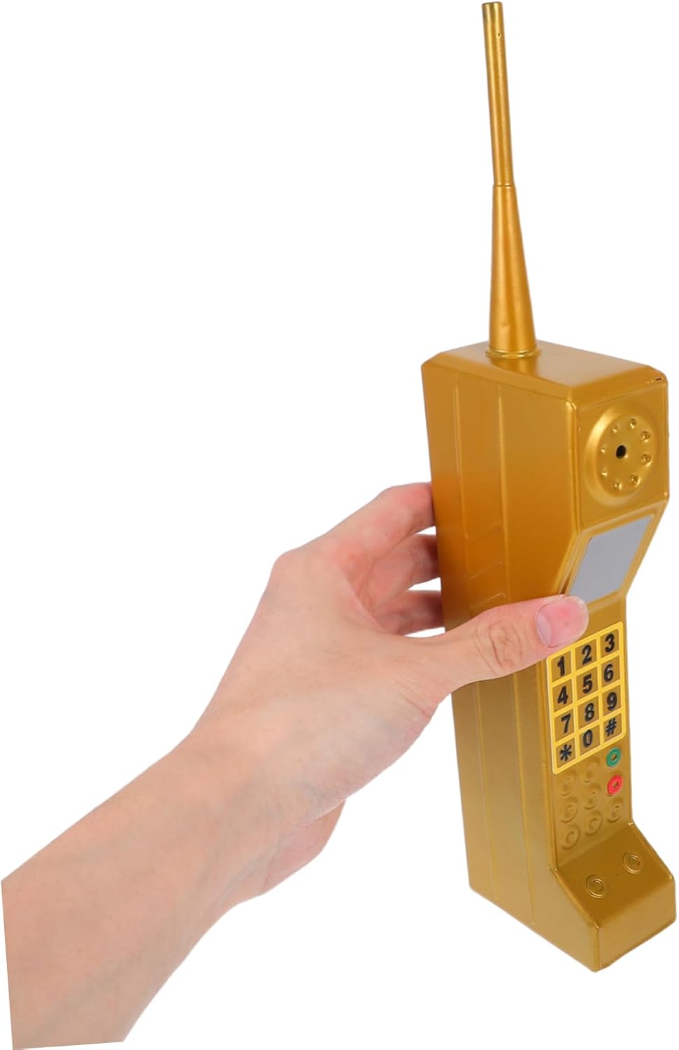 Healifty Retro Cell Phone Model Ornament Vintage Iron Telephone Prop for Home Decor Photography and Party Decorations 80s 90s Style Old Fashioned Desk Decoration