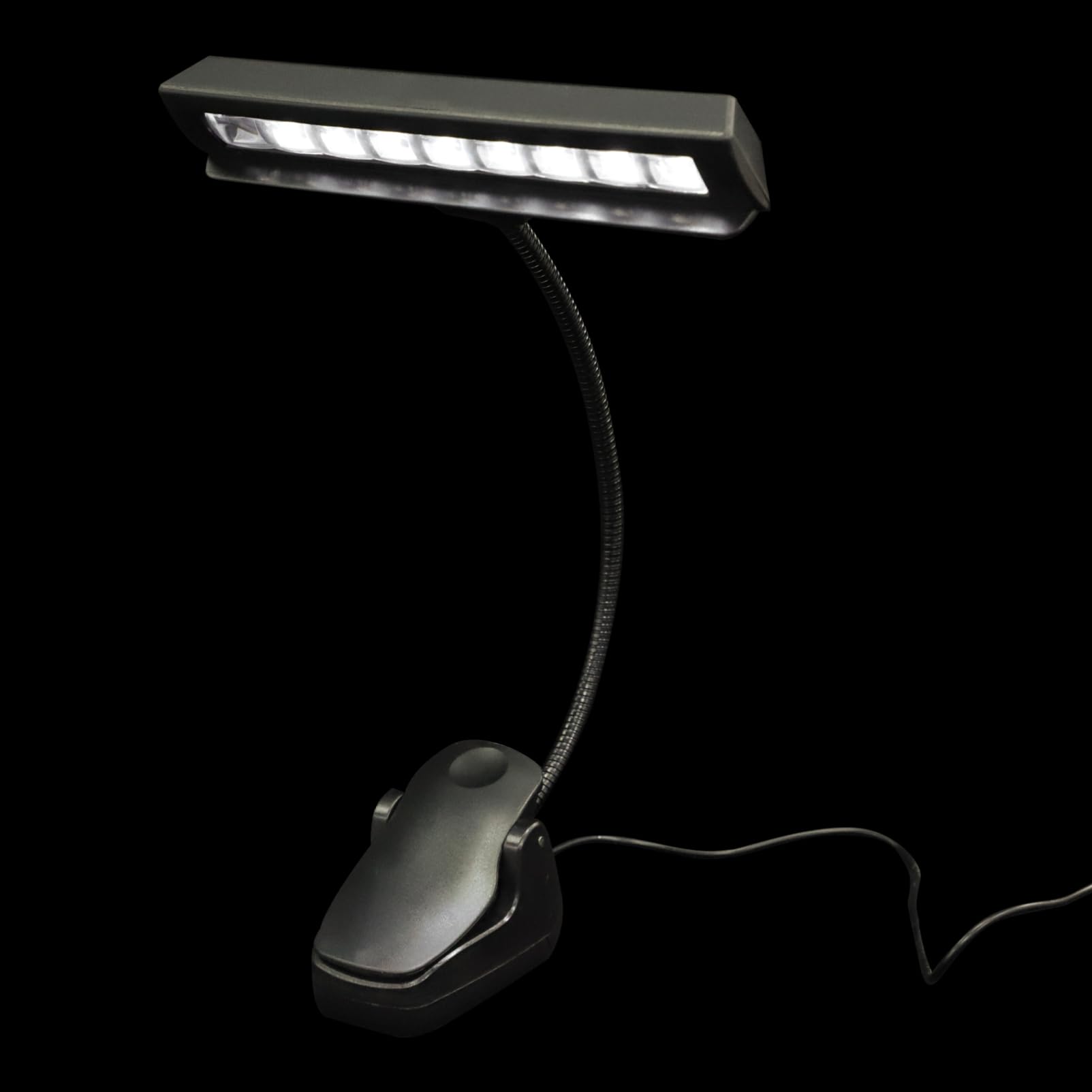 Toddmomy Multifunctional Led Music Stand Light Clip Portable Reading Lamp for Piano Guitar and Home Use USB Powered Eye-Caring Design