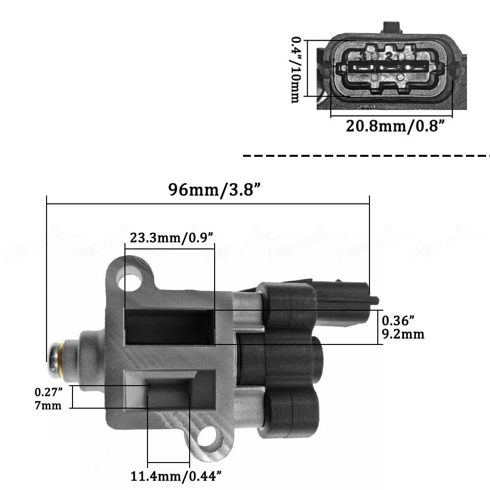 Zawór sterujący Silnik krokowy Zawór sterujący powietrzem biegu jałowego/pasuje do Hyundai i10 1.2 2007-2019 Zawór regulacji prędkości biegu jałowego 35150-03000 3515003000 35170-26910 3517026910