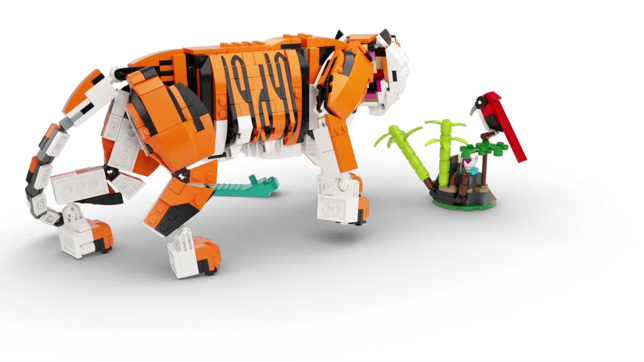 LEGO Creator 3'ü 1 Arada Muhteşem Kaplan 31129 – 9 Yaş ve Üzeri
