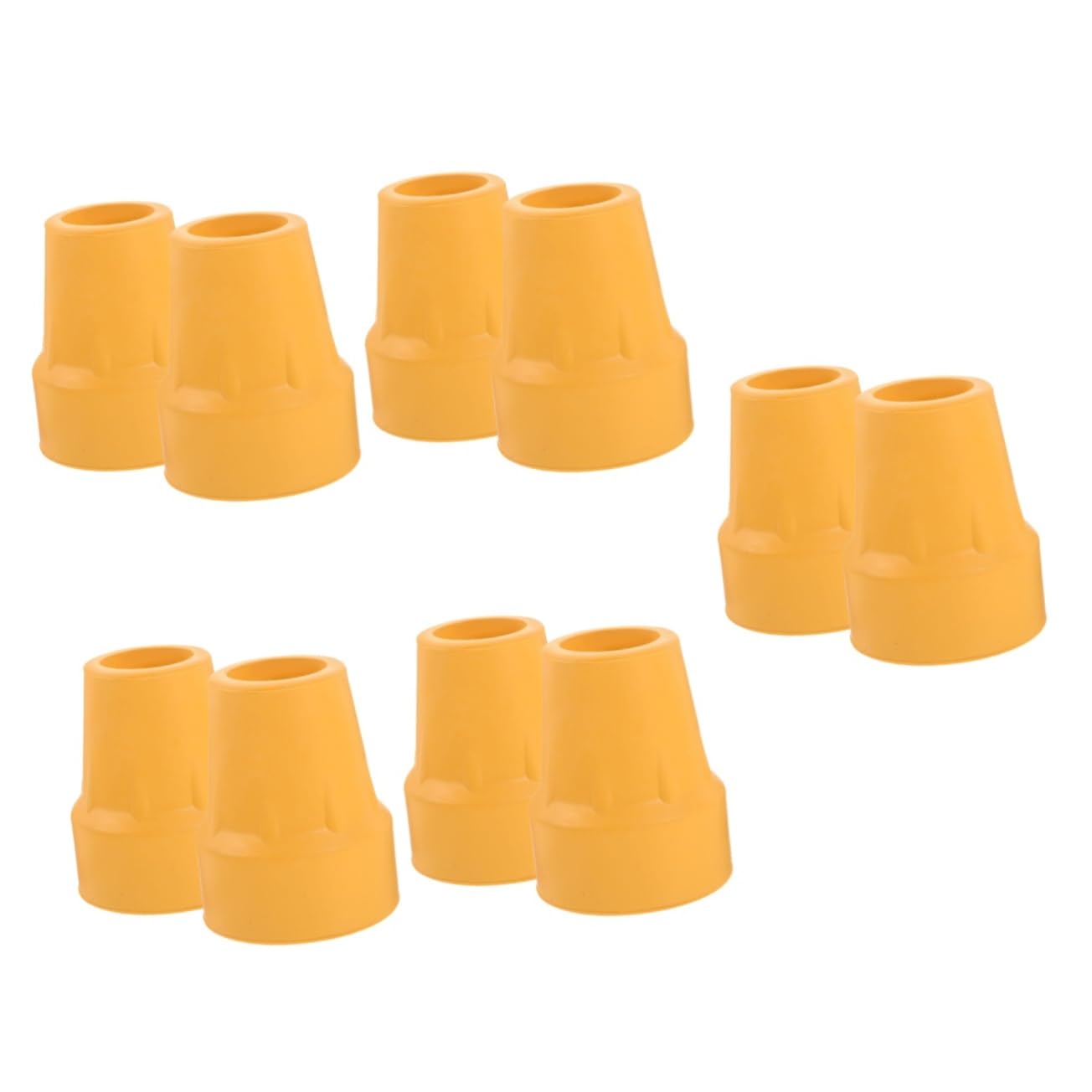 CALLARON 5 Ensembles Remplacement Des Embouts En Caoutchouc De La Canne Pointe De La Canne Casquettes De Bâtons De Randonnée Canne De Marche Robuste Yellow 2 Pièces * 5