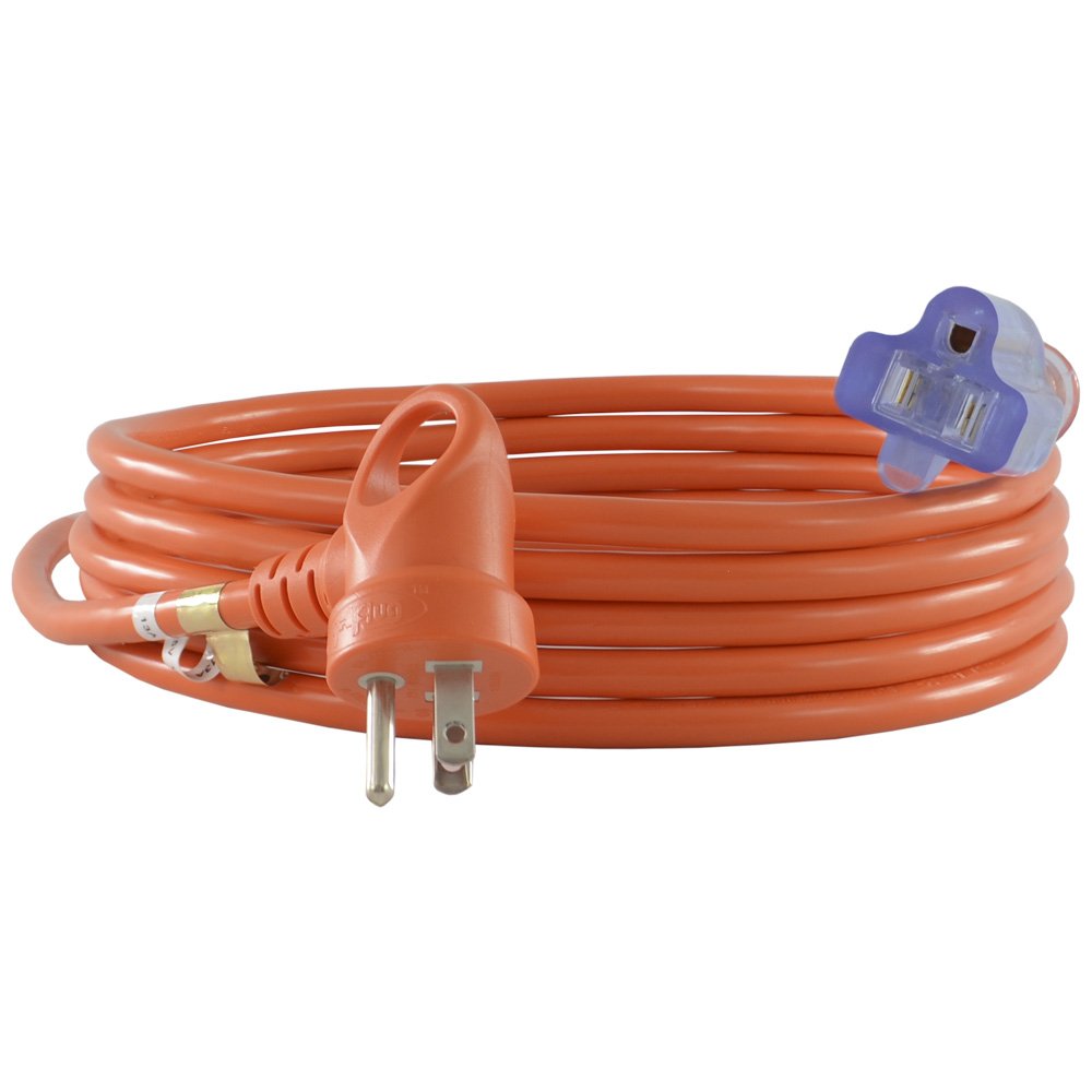 Conntek24162-144 I-Ring Extension Cord 12-Foot 16/3 Bright Orange Jacket U.S. I-Ring Male Plug