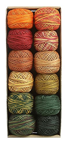 Image of Valdani Pearl Cotton Sz 12 | Accents 2 - Quiet Autumn | 110 Yds /Ball