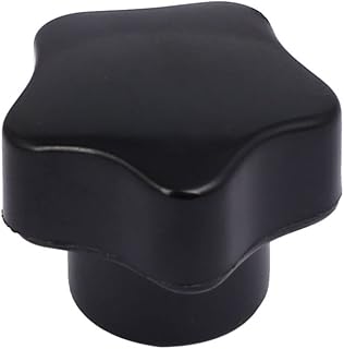 Aexit M5 Female Knobs & Hand Wheels Thread Star Head Bakelite Knobs Handle Machine Star Knobs Tool Black