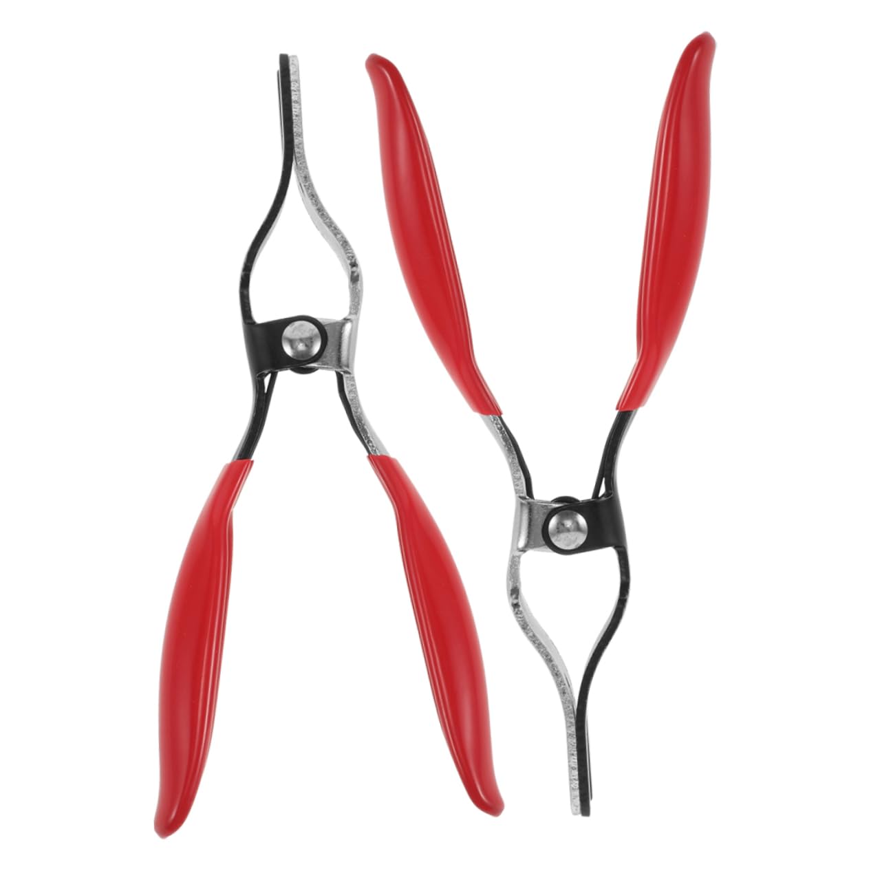 Cabilock 2pcs Automotive Hose Clamp Remover Tool Quick Connect Pliers for Line and Oil Disconnection Durable Chrome Tungsten Easy to Use for Mechanics and DIY Projects