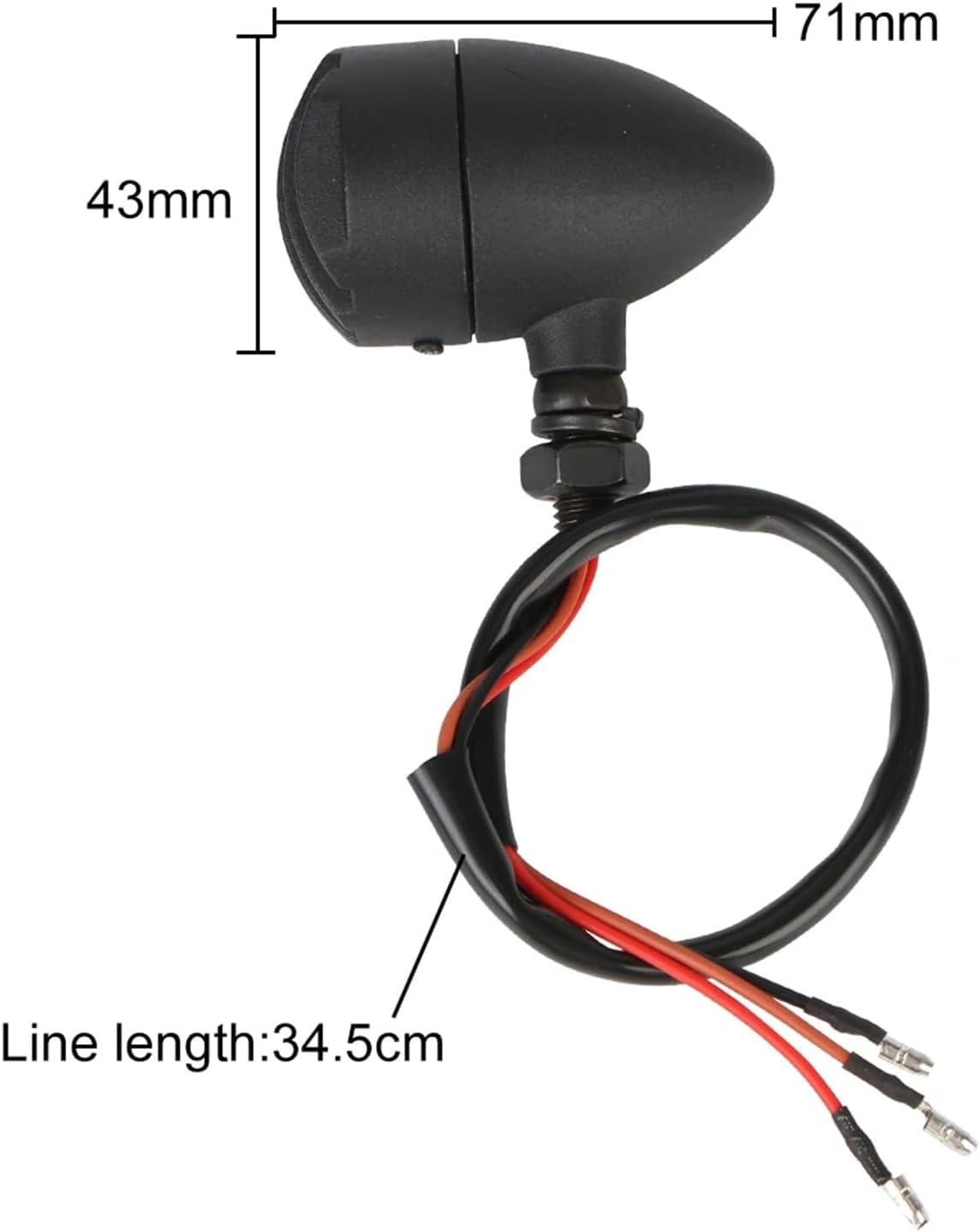Generic Mini uniwersalne wskaźniki Dla Honda Dla Suzuki Dla Cafe Racer Kierunkowskaz migacz światła płot 2 szt. motocykl