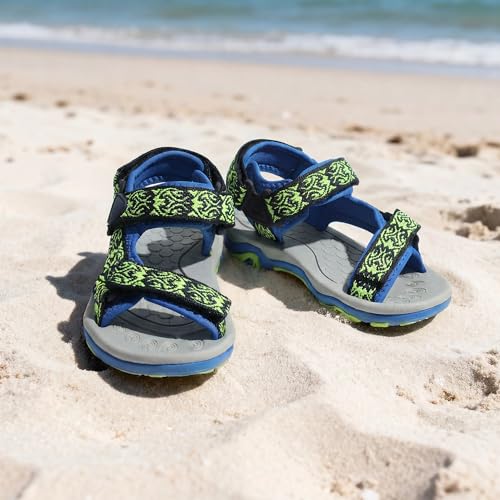 Image of DREAM PAIRS Boys Girls Sandals Kids Adventurous Light-Weight Adjustable Straps Summer Water Shoes (Toddler /Little Kid /Big Kid)