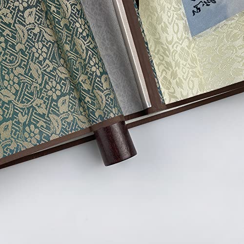 Atfart Asian Wall Decor Beautiful Silk Scroll Painting Animal - Tiger King Deterrence Tiger Power - Tiger Downhill Oriental Decor Chinese Art Wall Scroll Wall Hanging Painting Scroll  thumb #7