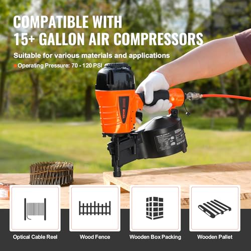 VEVOR CN65 Pneumatic Siding Nailer