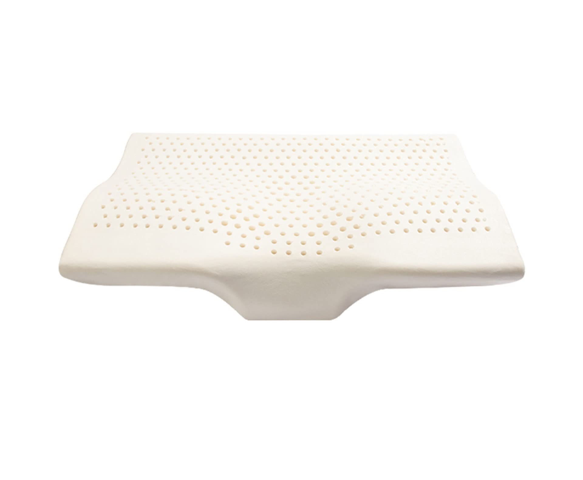 Cojines de cama de látex natural y posicionadores, almohada ergonómica para dormir, cojín de apoyo cervical de látex puro, cómoda almohada de cama para alivio del cuello