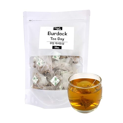Miniatura 2 de TÉ DE BURDOCK Té de sabor coreano Buen día para beber Té Total 32 sabores y sabor de diferentes países 50tea Bolsas