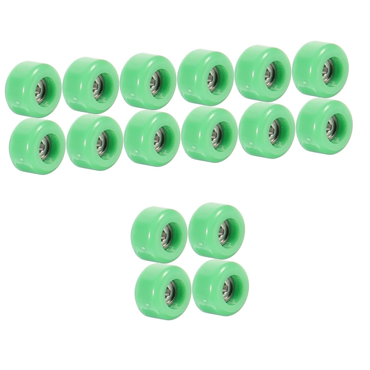 Abaodam 4sets Trucks 34mm Finger Roller Model Boys and Girls Toy Compact Skate Toy Learning Skateboard 4pcs*4