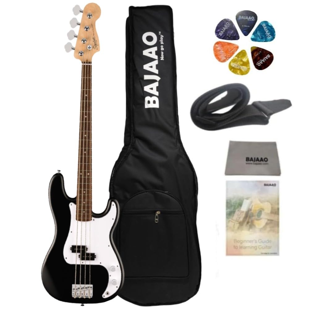 Fender Debut Series Precision Bass Guitar with Gig-Bag, Polishing