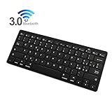 JCLIVETEK Tastiera Bluetooth 3.0 Keyboard Wireless Layout ITALIANO Tastiera per Apple iPhone, iPad...