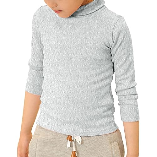 Girls Long Sleeve Tees Girls' Soft T-Shirts Kids Basic Crewneck T-Shirts Top for Teen Youth Girls, 2T to 14Y4