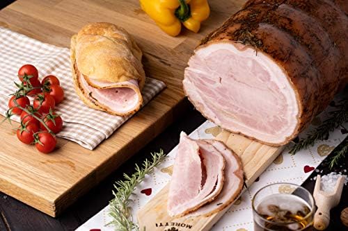Moretti® Porchetta d'Ariccia IGP Emballé sous vide | Croustillant à l'extérieur | Produit typique | Sans gluten | Sans conservateurs | Viande de porc italienne sélectionnée 3Kg