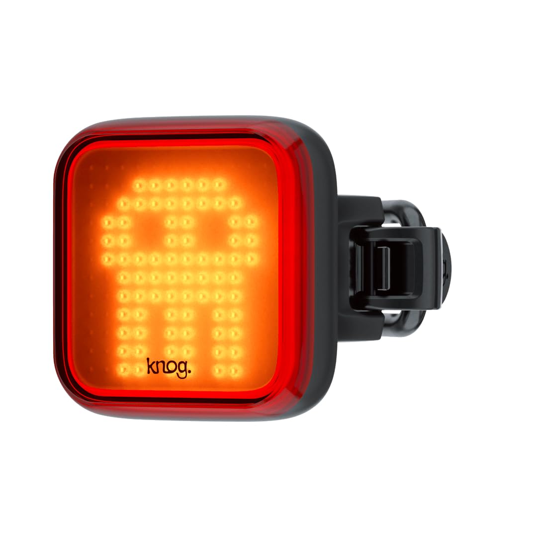 Knog Blinder Rear Bike Tail Light - 100 Lumen USB Rechargeable, Waterproof, 8 Modes, Fits 22-32mm, 450m Visibility