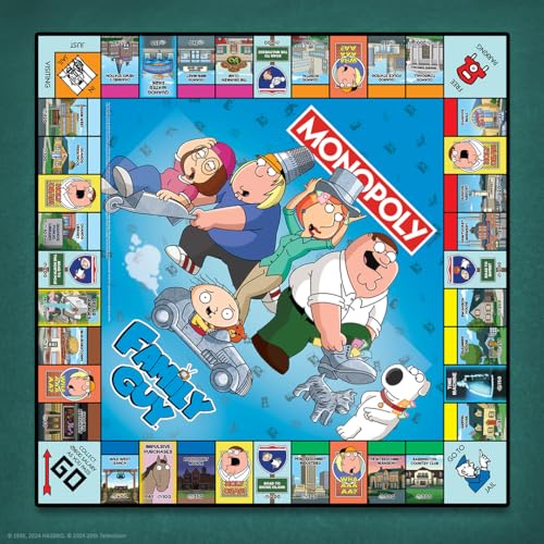 Monopoly: Family Guy Juego de Mesa Edición Familiar miniatura 6
